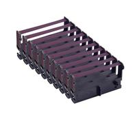 Cinta para Impresora Compatible con Epson MT311 M-U310 M-U311 M-U312 M-V110 M-U115 Tejie TM210B ERC39 ERC43 10 A 20 Unidades(PURPLE-10PCS)