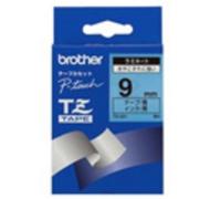 Cinta para Impresora de Etiquetas Brother Gloss Laminated 9mm Black/Blue TZ