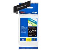 Cinta para impresora de etiquetas Brother TZE-M365 laminada mate blanco sobre negro 36 mm