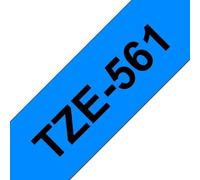 Cinta para impresoras de etiquetas Brother TZE-561 36 mm Negro sobre Azul