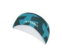 adidas Unisex adulto TERREX CLIMACOOL GRAPHIC HEADBAND, Aurora Ivy/Pure Teal, L