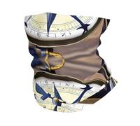 Cinta para la cabeza con estampado de brújula náutica para exteriores, tubo deportivo, bandana para el cuello, bufanda, cubierta facial para ciclismo, correr