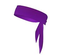 Cinta para la Cabeza Deportiva de Color Morado Oscuro Liso, Unisex, Transpirable y de Secado rápido, Adecuada para Correr, Yoga, Tenis y Otros Deportes.