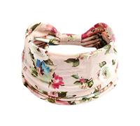 Cinta para la cabeza elástica para ejercicios para el cabello, banda ancha antideslizante, anudada, yoga, deporte, absorbe la humedad, correr, banda elástica, diadema, bandas para el sudor (B, talla