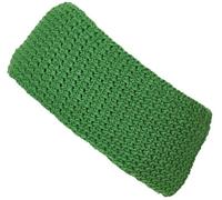 Cinta para la cabeza en fino ganchillo, color verde lejano, talla única