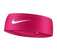 Cinta de Pelo de Fitness Nike Dri-Fit Fury Classic Headband Rosa Blanco Talla única