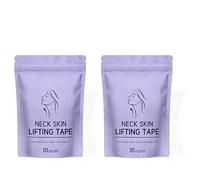 Cinta Para La Piel, Cinta Para El Cuello Que Levanta Invisible, Tiras Para El Cuello De ElevacióN InstantáNea, Tiras CóModas E Impermeables Para El Cuidado Diario,（2pcs）