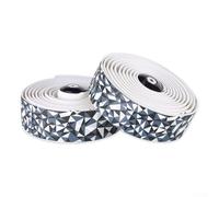 Cinta para manillar de bicicleta de carretera, antideslizante y absorción de golpes, con material de poliuretano y EVA, 2100 mm x 30 mm x 3 mm, incluye 2 extremos de barra, para bicicleta, volante de