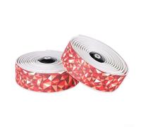 Cinta para manillar de bicicleta de carretera, antideslizante y absorción de golpes con material de poliuretano y EVA, 2100 mm x 30 mm x 3 mm, incluye 2 extremos de barra, para bicicleta, volante de