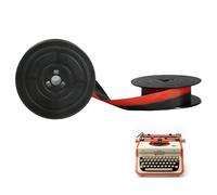 Cinta para MÁQUINA DE Escribir GR4 - Dual Color Black & Red - Compatible with Olivetti Lettera, Studio, Underwood, Lexicon, Linea, and More - Ideal for Vintage and Classic Typewriters
