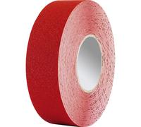 Cinta para marcar suelos adecuada para apiladoras, vinilo, anchura 50 mm, roja
