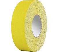Cinta para marcar suelos adecuada para apiladoras, vinilo, anchura 50 mm, amarilla