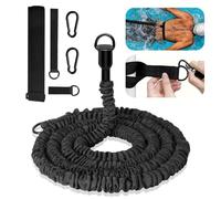 Cinta para Nadar en Piscina,Elastico Natacion Estatica-2.5-7.5M-Goma Elastica Natacion Ajustable,Schwimmgürtel für Erwachsene und Kinder,para Natación,Entrenamiento contra Corriente