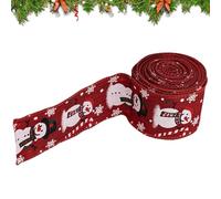 Cinta Para Regalos | Cintas De Muñeco De Nieve Para Manualidades | Cordón Decorativo De 5 Metros Para Cabello Árbol Globos Fiesta Flor Regreso A Casa