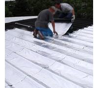 Cinta para reparación de grietas en asfalto Cinta de reparación de betún, autoadhesiva, resistente al agua, tubo de canalón de techo de aluminio, interior y exterior, Multi(0.2x1m/0.65x3.3ft)
