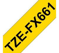 Cinta para rotuladora Brother TZE-FX661 8 m Negro 40 mm