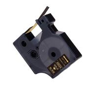Cinta para rotuladora Compatible con D1 45024 Cinta Negra de 12 mm 45013 Compatible con LM 160 280 5200
