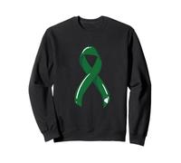 Cinta para sobrevivientes de cáncer de hígado, quimioterapia, Verde Kelly Sudadera