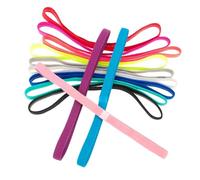 Cinta Pelo Deporte 12 Uds. Diademas elásticas simples, diadema deportiva Unisex, tira de silicona antideslizante, guía for el sudor, Yoga, correr, Fitness, accesorios for cabello