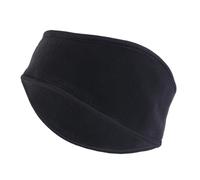 Cinta Pelo Deporte 2pc Winter Ear Muffs Warmers Headband Outdoor Ski Sports Running Warm Winter Headband Hair Band Unisex Hair Accessories(Black)