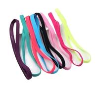 Cinta Pelo Deporte 5 uds Color caramelo mujeres hombres bandas for el cabello for Yoga diadema deportiva for niñas deporte antideslizante banda elástica de goma for sudor fútbol correr(Colour-5pcs)