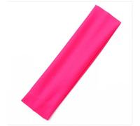 Cinta Pelo Deporte 5pc Summer Sports Yoga Hair Band Solid Running Absorb Sweat Headband For Women Men Adjustable Make Up Hair Accessories Headwrap(Rose Red)
