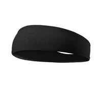 Cinta Pelo Deporte 5pc Sweatband for Men Women Elastic Sport Hairbands Head Band Yoga Headbands Headwear Headwrap Sports Hair Accessories Safety Band(Black)