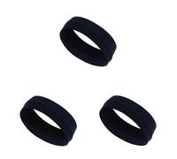 Cinta Pelo Deporte Cinta elástica lisa for Yoga, correr, ciclismo, deportes al aire libre, diadema for lavar la cara y maquillaje, 3 uds.(Black)