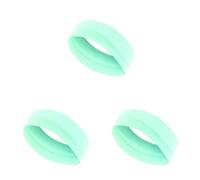 Cinta Pelo Deporte Cinta elástica lisa for Yoga, correr, ciclismo, deportes al aire libre, diadema for lavar la cara y maquillaje, 3 uds(Light Blue)