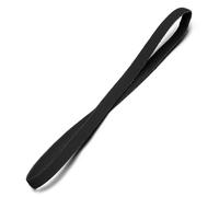 Cinta Pelo Deporte Color caramelo mujeres Yoga bandas for el cabello diadema deportiva niñas deporte antideslizante elástico banda for sudor de goma fútbol correr(Black)