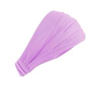 Cinta Pelo Deporte Diadema de algodón for mujer, banda for la cabeza, diadema envolvente for cuello, bufanda for, pañuelo 2 en 1(Light purple)