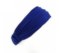 Cinta Pelo Deporte Diadema elástica de algodón for mujer, banda for la cabeza, diadema deportiva for Yoga, pañuelo for la cabeza y cuello, gorro 2 en 1, accesorios for el cabello Bandana(Dark blue)