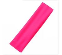 Cinta Pelo Deporte Diademas deportivas de Color sólido for mujer, bandas for el cabello for gimnasio, correr, Yoga, sudor, maquillaje alta elasticidad, accesorios for, diadema tenis, 2 uds(Rose Red)