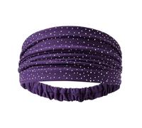 Cinta Pelo Mujer Diadema Pelo Mujer Pedrería Elegante Color Sólido Algodón Elástico(Color 2)