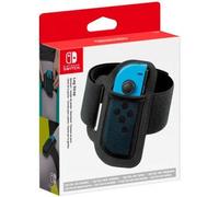 Nintendo Leg Strap Fibra de algodón, Elastano, Nylon, Poliéster Negro