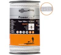 Cinta Powerline para cercados eléctricos de 1,25 cm de altura Gallagher