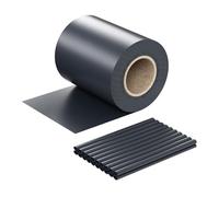 Cinta protección Vallas, Antracita 35mx19cm, PVC 650g/m², con 20 Clips Lámina privacidad