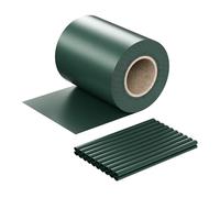 Cinta protección Vallas, Verde 35mx19cm, PVC 650g/m², con 20 Clips Lámina privacidad