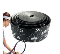 Cinta protectora de cabeza de tenis, envoltura acolchada flexible, protector de borde resistente, accesorio que mejora el rendimiento, rollo de cobertura multiraqueta | Preservación extendida de
