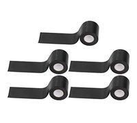 Cinta Protectora de Tubo Antienvejecimiento 5 Piezas Cinta de Reparación de Fugas 6 Cm de Ancho para Máquinas Herramientas y Accesorios PVC (BLACK)