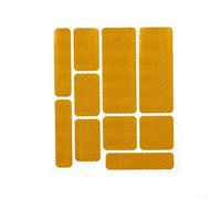 Cinta reflectante a base de PVC para aplicaciones de motocicleta, bicicleta, camión y bicicleta, compatible con estrategias de mejora de visibilidad pasiva (naranja)