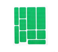 Cinta reflectante a base de PVC para aplicaciones de motocicleta, bicicleta, camión y bicicleta, compatible con estrategias de mejora de visibilidad pasiva (verde)
