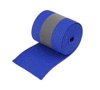 Cinta reflectante, Cinta elástica reflectante, cordón, cinturón, tela estirable, paquete de 2, 1m por pieza, multicolor(Blue 40x15mmx1m)