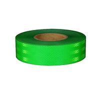 cinta reflectante, cinta fluorescente, Cintas reflectantes adhesivas de 45 metros x 5 cm, alta visibilidad, for remolques, bicicletas y ropa(Green)