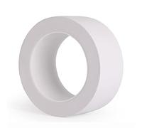 Cinta reflectante de seguridad, Cinta adhesiva de PVC for señalización vial, 50 mm x 33 m, cintas seguridad - Marcado carriles + distanciamiento social(White)