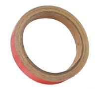 Cinta reflectante de vinilo rojo a rayas de 15 mm x 10 m para coche, para gráficos automáticos, bandas de llanta, para fácil aplicación, quitar pintura, rollo de película flexible seguro