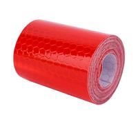 Cinta reflectante Hilitand, 5 cm x 300 cm, impermeable, autoadhesiva, cinta de advertencia para camiones, remolques, parques de tráfico, advertencia de precaución, cinta de conspicuidad, color rojo