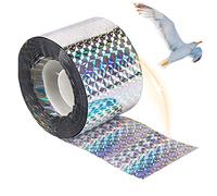 Cinta Reflectante para Asustar Pájaros, Cinta para Asustar Pájaros Doble Cara, Cinta para Asustar Pájaros para Palomas, Pájaros Carpinteros, Gaviotas, Cuervos, Estorninos