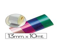 CINTA REGALO 2412 13MM PLATA