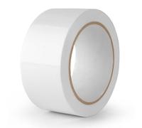 Cinta Reparación Reforzada en Tela, Duct Tape, Cinta Tela Reforzada, Cintas Adhesiva Telas, Reparaciones Fijación y Embalaje Fugas Techo Reparación Grietas Ruptura Tuberías, 30mm x 50m, Blanco